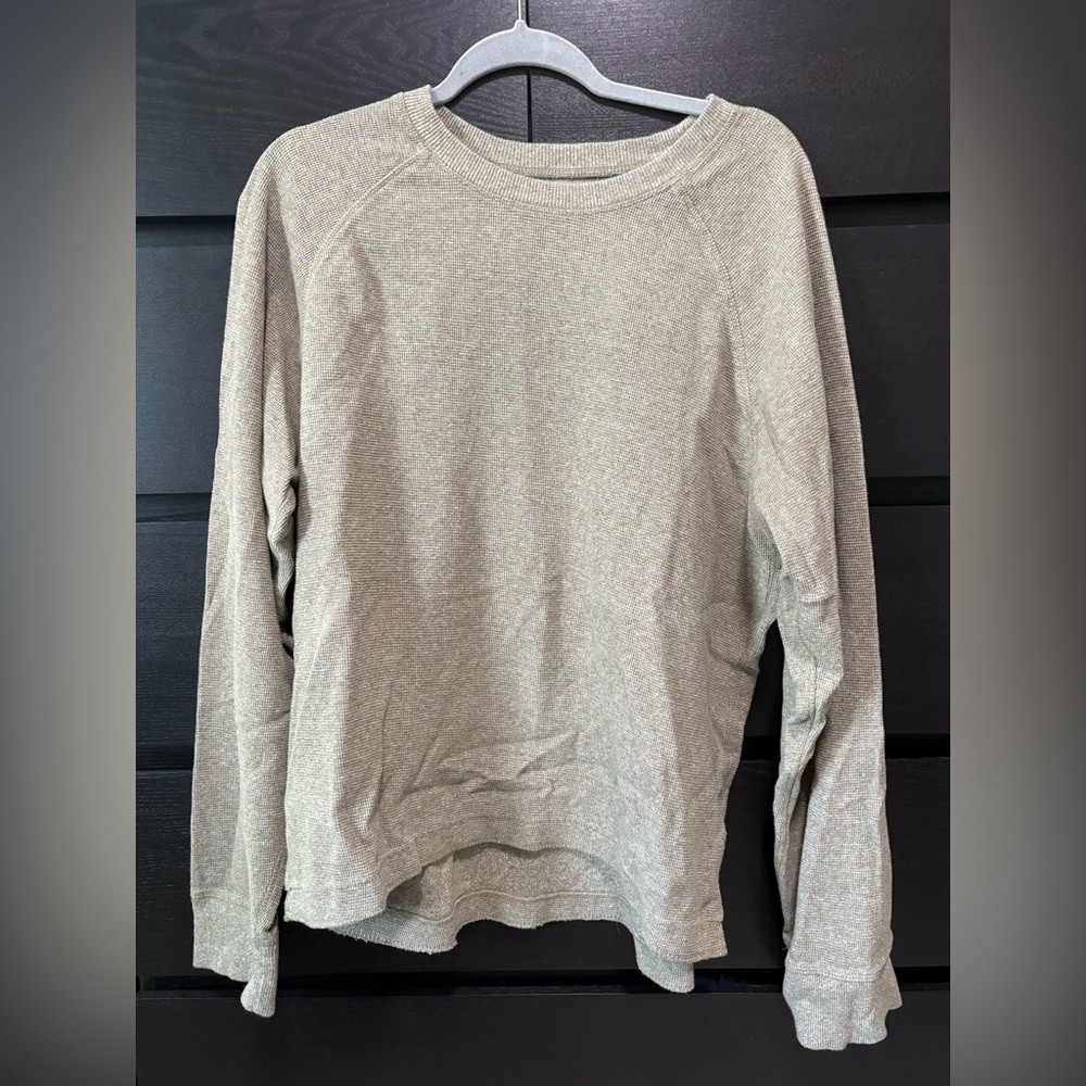 BDG Long Sleeve Shirt in Light Tan